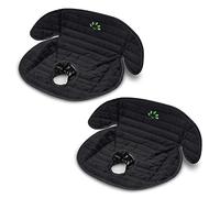 Piddle Pad Car Seat Protector, BicycleStore Waterproof Liner Potty Training Pads Machine Washable Toddlers Car Seat Baby Infants Saver Cover Mat for Child Stroller, Dinner Chair (Black 2 Pack)