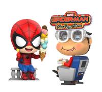 pider-Man: Far From Home - Spider-Man & Movbi 4" Cosbaby Hot Toys Set Gift