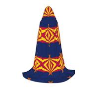 Pidgazdfgv Arizona State Flag Hooded Cape Halloween Child Fancy Dress Child Dress Up Accessories Costume Party Cosplay