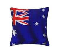 Pidgazdfgv Australian Flagcover Throw Pillow Covers Square Soft Sofa Bedroom Decorative Pillowcases Fall Halloween