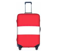 Pidgazdfgv Austrian Flag Luggage Cover for Suitcase Suitcase Cover Protector Suitcase Cover Fit S-XL Inch Luggage