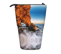 Pidgazdfgv Beach Malibu Pencil Case Portable Pencil Bag School Office Kid Students Adult Girl Boys Present Make Up