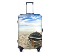 Pidgazdfgv Boat On The Beach Luggage Cover for Suitcase Suitcase Cover Protector Suitcase Cover Fit S-XL Inch Luggage