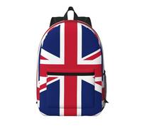 Pidgazdfgv British Flag 17 Inch Laptop Backpack School Business Flight Approved Weekend Luggage Sleeve Women Men