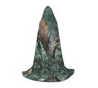 Pidgazdfgv Buck On The Grass Hooded Cape Halloween Child Fancy Dress Child Dress Up Accessories Costume Party Cosplay