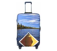 Pidgazdfgv Canoe On Lake Luggage Cover for Suitcase Suitcase Cover Protector Suitcase Cover Fit S-XL Inch Luggage
