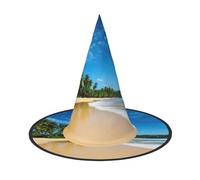 Pidgazdfgv Clear Sky Wave Beach Halloween Hat Christmas Party Cosplay Costume Men Women Classic Accessory Fancy Dress Hair