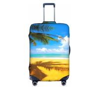 Pidgazdfgv Clouds and Palm Trees Beaches Luggage Cover for Suitcase Suitcase Cover Protector Suitcase Cover Fit S-XL Inch Luggage