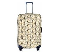 Pidgazdfgv Coffee and Sweets Sugar Luggage Cover for Suitcase Suitcase Cover Protector Suitcase Cover Fit S-XL Inch Luggage