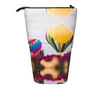Pidgazdfgv Color Hot Air Balloon Pencil Case Portable Pencil Bag School Office Kid Students Adult Girl Boys Present Make Up