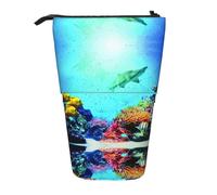 Pidgazdfgv Colorful Fish Groups Pencil Case Portable Pencil Bag School Office Kid Students Adult Girl Boys Present Make Up