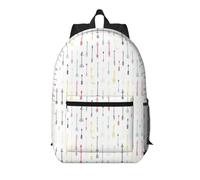 Pidgazdfgv Colorful Hand Drawn Art With Boho Style Arrows 17 Inch Laptop Backpack School Business Flight Approved Weekend Luggage Sleeve Women Men
