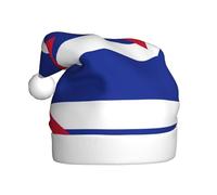 Pidgazdfgv Cuban Flag Christmas Hats Adults Fun Christmas Glass Decorations Santa Party Cheer Xmas Tree Home