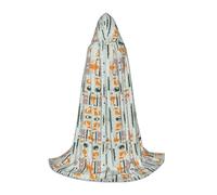Pidgazdfgv Cute Fox Bear Bird Tree Hooded Cape Halloween Child Fancy Dress Child Dress Up Accessories Costume Party Cosplay