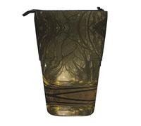Pidgazdfgv Dark Hedges Northern Ireland Pencil Case Portable Pencil Bag School Office Kid Students Adult Girl Boys Present Make Up