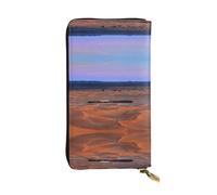 Pidgazdfgv Desert Camping Women RFID Blocking Wallet Leather Zip Phone Clutch Large Capacity Lady Travel Purse Gifts