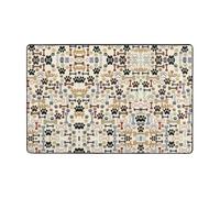 Pidgazdfgv Dog Bones Paw Bathroom Rug Extra Soft Absorbent Bath Mat Machine Washable Microfiber Non Slip Floor Mat
