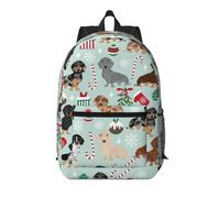 Pidgazdfgv Dog Flora 17 Inch Laptop Backpack School Business Flight Approved Weekend Luggage Sleeve Women Men