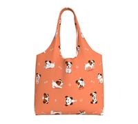 Pidgazdfgv Dog With Big Bones Canvas Tote Bag Reusable Grocery Shopping Bag Daily Shopping Bag Gift Travel Nurse Teacher