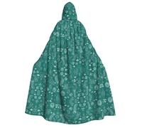 Pidgazdfgv Dolphins Flowers Sea Starfish Coral Seashell Adult Cloak Jedi Robe Hooded Halloween Christmas Party Cosplay Costume Vampire Uniform59