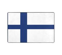 Pidgazdfgv Finnish Flag Bathroom Rug Extra Soft Absorbent Bath Mat Machine Washable Microfiber Non Slip Floor Mat