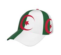Pidgazdfgv Flag of Algeria Classic Unisex Cap Adjustable Low Crown Baseball Cap Dad Hat Adult Size Fits All Boy Girl Black