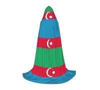 Pidgazdfgv Flag Of Azerbaijan Hooded Cape Halloween Child Fancy Dress Child Dress Up Accessories Costume Party Cosplay