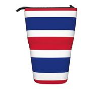 Pidgazdfgv Flag of Costa Rica Pencil Case Portable Pencil Bag School Office Kid Students Adult Girl Boys Present Make Up