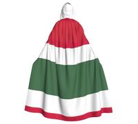 Pidgazdfgv Flag Of Hungary Hooded Cloak Unisex Adult Cape Cosplay Costumes 58" Halloween Christmas Party Fancy Dress