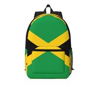 Pidgazdfgv Flag Of Jamaica 17 Inch Laptop Backpack School Business Flight Approved Weekend Luggage Sleeve Women Men