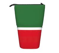 Pidgazdfgv Flag of The Chechen Republic Pencil Case Portable Pencil Bag School Office Kid Students Adult Girl Boys Present Make Up