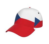 Pidgazdfgv Flag of The Czech Republic Classic Unisex Cap Adjustable Low Crown Baseball Cap Dad Hat Adult Size Fits All Boy Girl Black