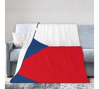 Pidgazdfgv Flag Of The Czech Republic Fleece Blanket Sofa Throw Fluffy Soft Warm Versatile Blanket Adult Sofa Couch Bed Throw Pet
