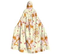 Pidgazdfgv Giraffe Heart Flower Butterfly Adult Cloak Jedi Robe Hooded Halloween Christmas Party Cosplay Costume Vampire Uniform59