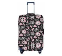 Pidgazdfgv Halloween Pumpkin Cat Luggage Cover for Suitcase Suitcase Cover Protector Suitcase Cover Fit S-XL Inch Luggage