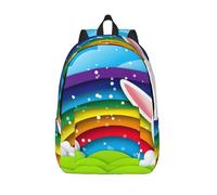 Pidgazdfgv Happy Easter Bunny Backpack School Bag Travel Daypack Students Boy Girls Laptop Back To School Season Teacher