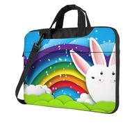 Pidgazdfgv Happy Easter Bunny Laptop Bag Business Computer Laptop Unisex Shoulder Messenger Briefcase Back School Season