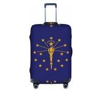Pidgazdfgv Indiana State Flag Luggage Cover for Suitcase Suitcase Cover Protector Suitcase Cover Fit S-XL Inch Luggage