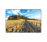 Pidgazdfgv Jeju Island Korea Bathroom Rug Extra Soft Absorbent Bath Mat Machine Washable Microfiber Non Slip Floor Mat