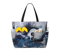 Pidgazdfgv Large Cerulean Waters Beach Bag Women Men Waterproof Pool Bag Holiday Travel Sports Bag Gym Sack Backpack