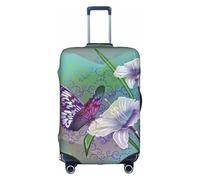 Pidgazdfgv Lilies and Butterfly Luggage Cover for Suitcase Suitcase Cover Protector Suitcase Cover Fit S-XL Inch Luggage