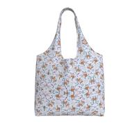 Pidgazdfgv Llama Cartoon Pattern Canvas Tote Bag Reusable Grocery Shopping Bag Daily Shopping Bag Gift Travel Nurse Teacher