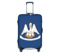 Pidgazdfgv Louisiana State Flag Luggage Cover for Suitcase Suitcase Cover Protector Suitcase Cover Fit S-XL Inch Luggage