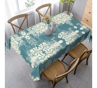 Pidgazdfgv Luxury Cute Leaves Kitchen Table Cloth Pack Tight Fitted Washable Wrinkle Resistant Stretch Rectangular Patio