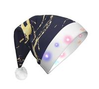 Pidgazdfgv Marble. (2) Led Christmas Hats Adults Fun Christmas Glass Decorations Santa Party Cheer Xmas Tree Home