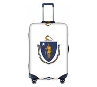 Pidgazdfgv Massachusetts State Flag Luggage Cover for Suitcase Suitcase Cover Protector Suitcase Cover Fit S-XL Inch Luggage