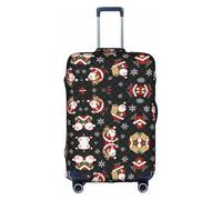 Pidgazdfgv Merry Christmas Happy Luggage Cover for Suitcase Suitcase Cover Protector Suitcase Cover Fit S-XL Inch Luggage