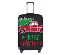 Pidgazdfgv Merry Christmas Red Car Luggage Cover for Suitcase Suitcase Cover Protector Suitcase Cover Fit S-XL Inch Luggage