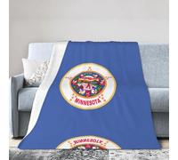Pidgazdfgv Minnesota State Flag Fleece Blanket Sofa Throw Fluffy Soft Warm Versatile Blanket Adult Sofa Couch Bed Throw Pet