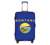 Pidgazdfgv Montana State Flag Luggage Cover for Suitcase Suitcase Cover Protector Suitcase Cover Fit S-XL Inch Luggage